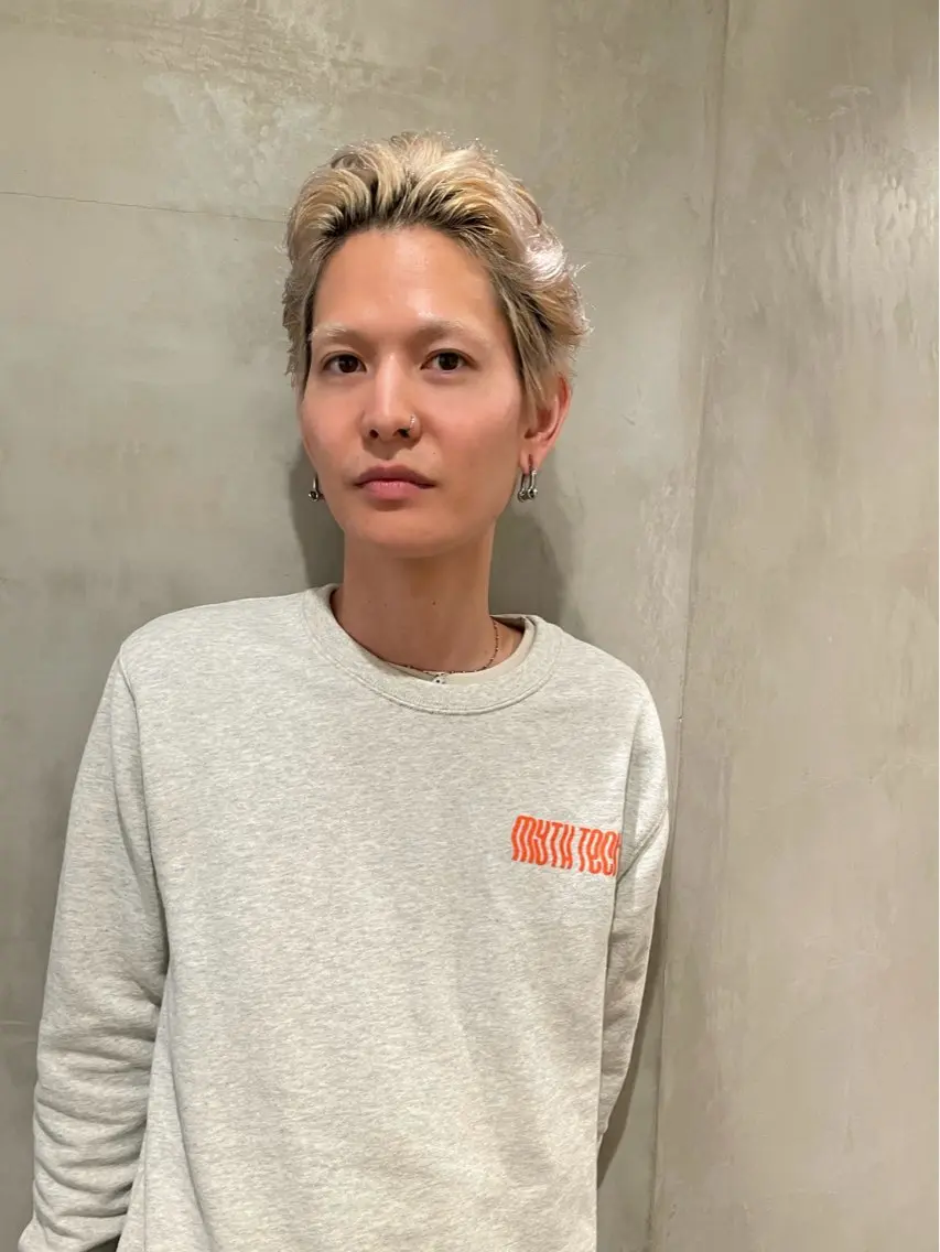 ショート カラー メンズ カット ヘアカラー トリートメント 優作 〜圧倒的信頼〜のヘアスタイル