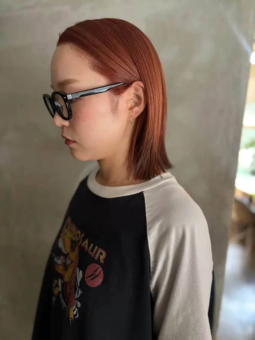 ミディアム カラー カット ヘアカラー トリートメント 優作 〜圧倒的信頼〜のヘアスタイル