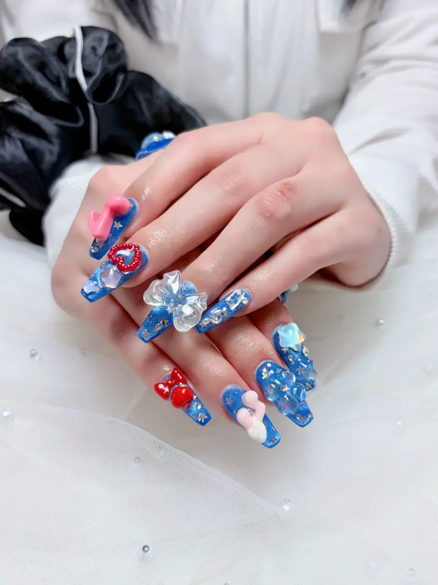 ネイル 長さ出し ジェルネイル 韓国ネイル 持ち込み シンプルネイル ハンドネイル Huyn Nail Shinjyukuのネイルデザイン