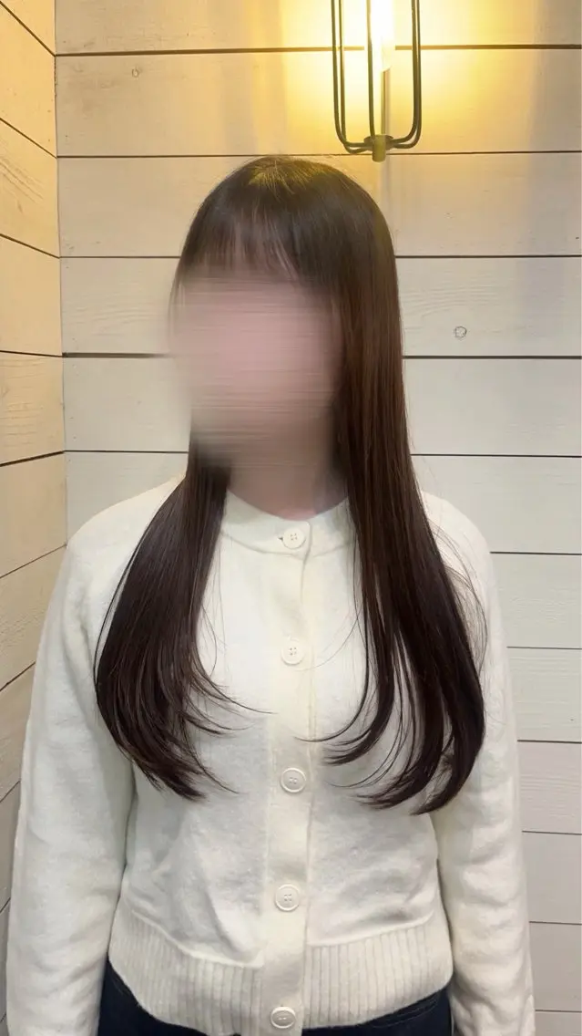 ロング 縮毛矯正 🎀渋谷/ minori🎀のヘアスタイル