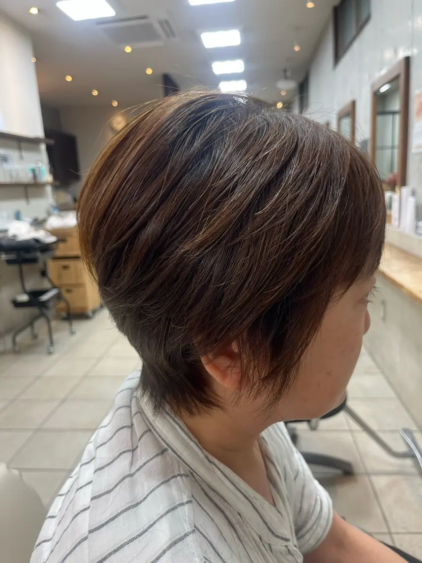 ショート カット たなか なおのヘアスタイル