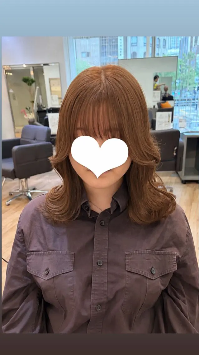 ミディアム 髪質改善/ミディアム 心斎橋/なつみのヘアスタイル