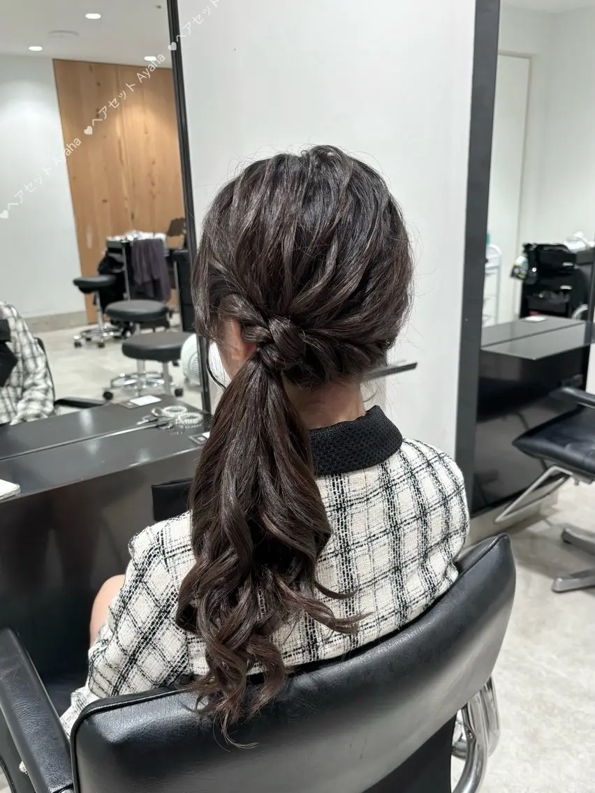 ヘアアレンジ 🩶渋谷ヘアセット Ayaha🩶のヘアスタイル
