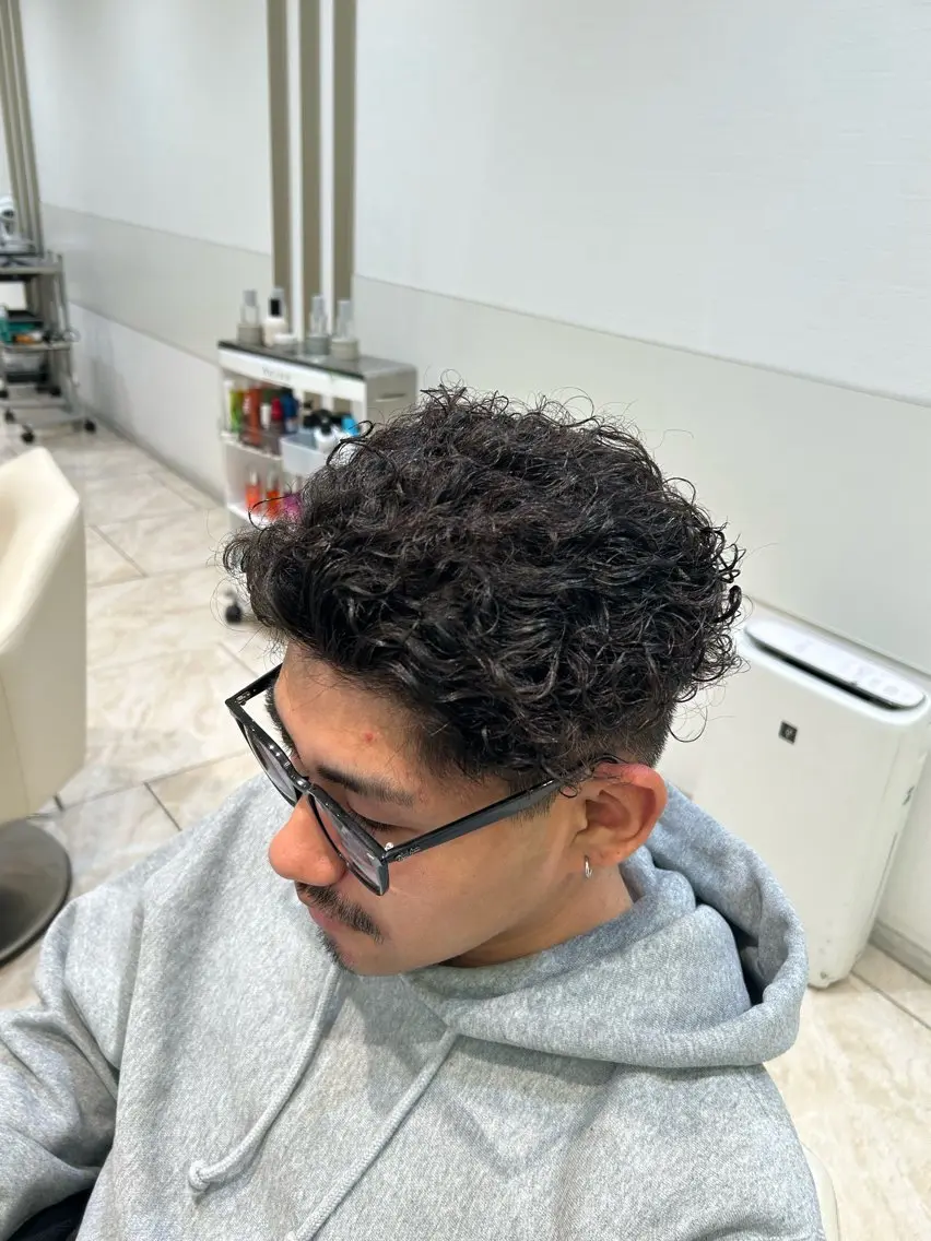 ショート パーマ men'sパーマ/ tatsukiのヘアスタイル