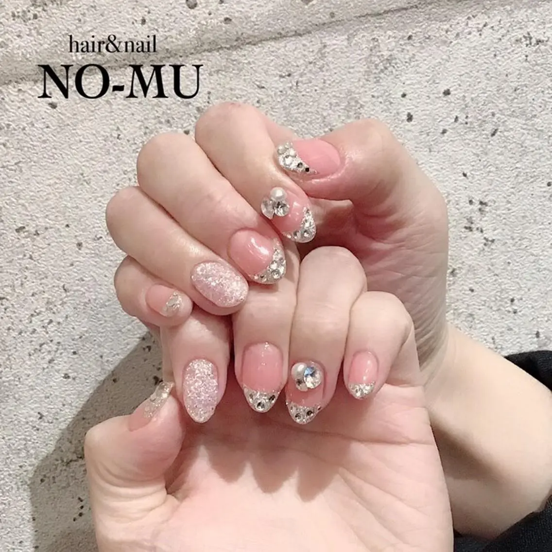 ネイル キラキラネイル hair&nail NO-MUのネイルデザイン