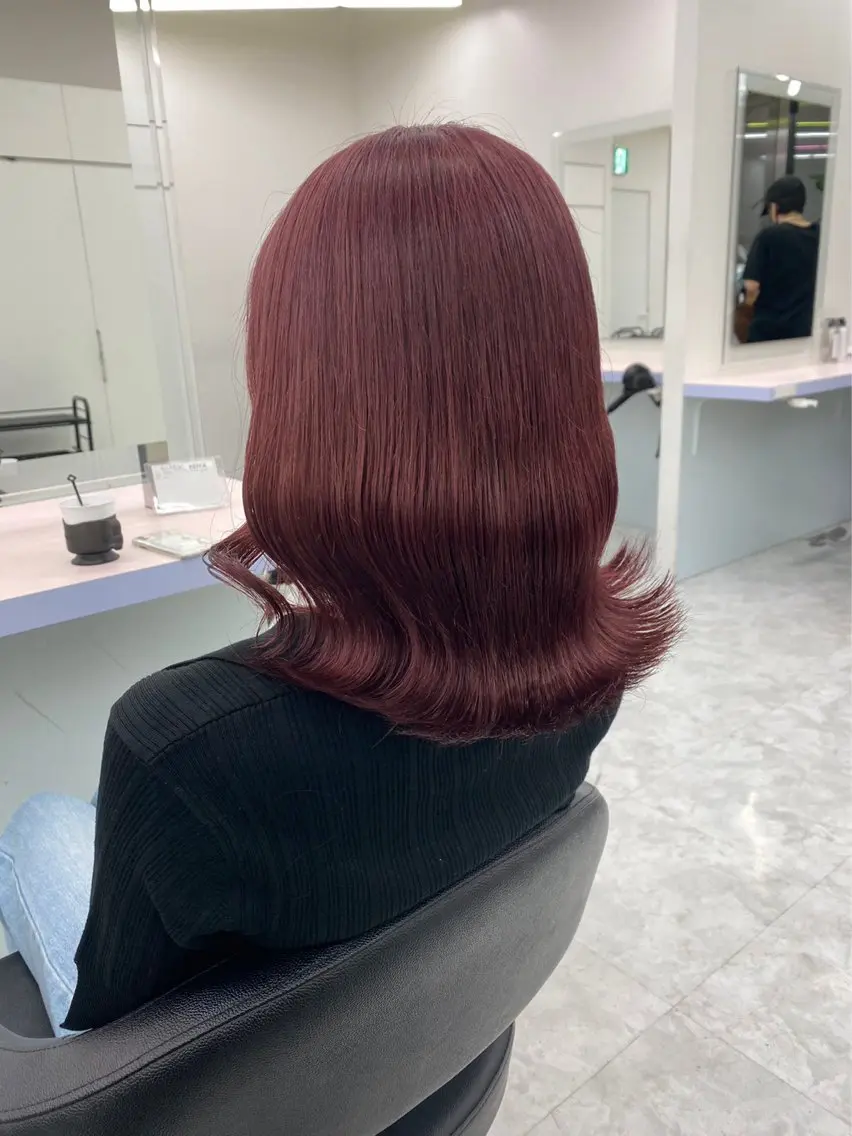 ミディアム カラー パーマ ヘアアレンジ メンズ 🤍透明感カラー🤍 似合わせ🤍AINEのヘアスタイル