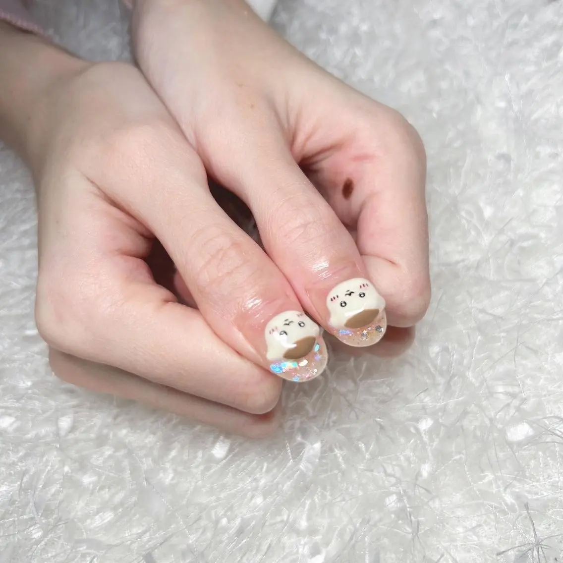 ネイル 長さ出し フレンチネイル ジェルネイル グラデーション 韓国ネイル ハンドネイル Nail&eye Belire 新宿のネイルデザイン