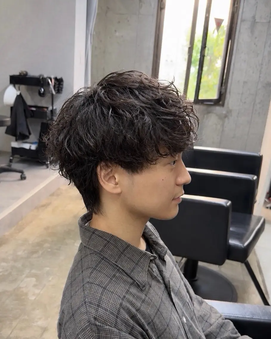 パーマ メンズ カット パーマ 大人のメンズパーマ/ 丁寧なカウンセリングのヘアスタイル