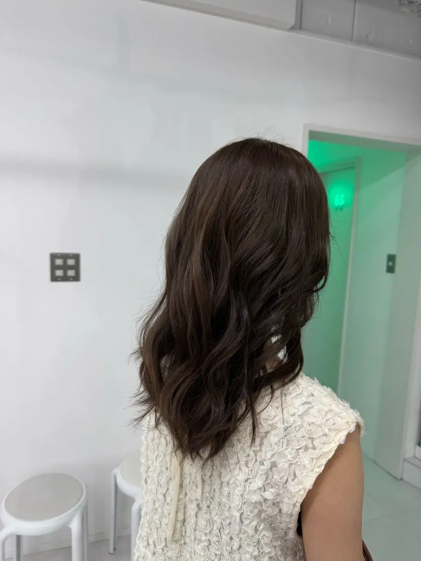 セミロング カラー ヘアカラー トリートメント 🎀カラーモデル🎀 募集中/moyuのヘアスタイル