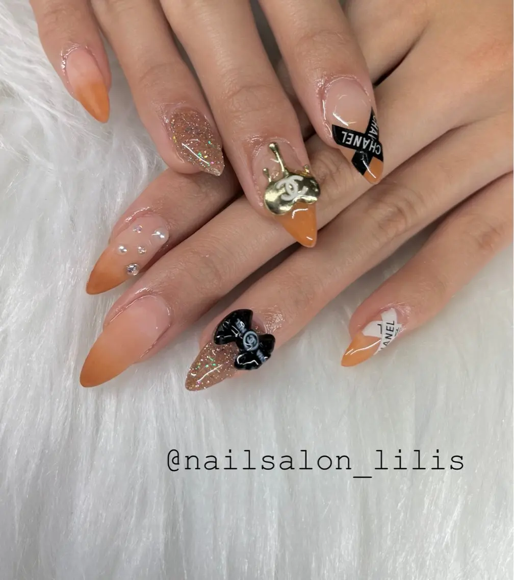 ネイル フラッシュネイル マグネットネイル nailsalon Lilisのネイルデザイン