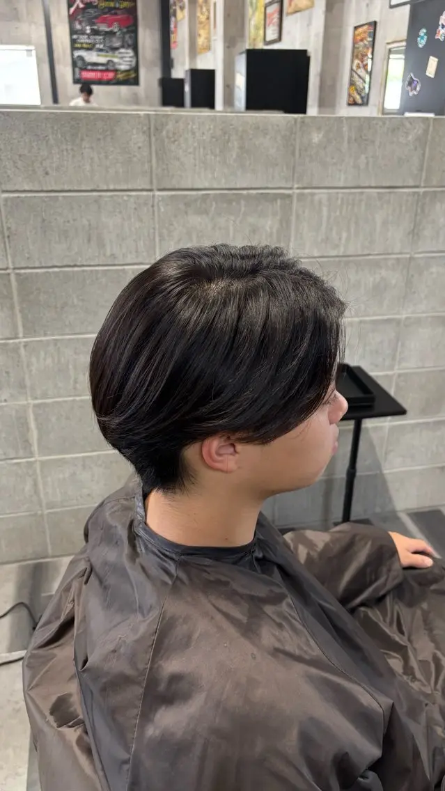 メンズ 縮毛矯正 dazz aobaのヘアスタイル