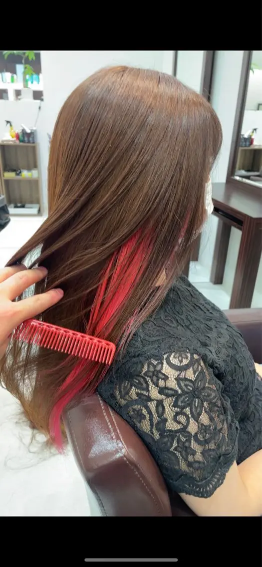 ロング カラー カット ヘアカラー 【千葉駅南口歩1分】 MAKAのヘアスタイル