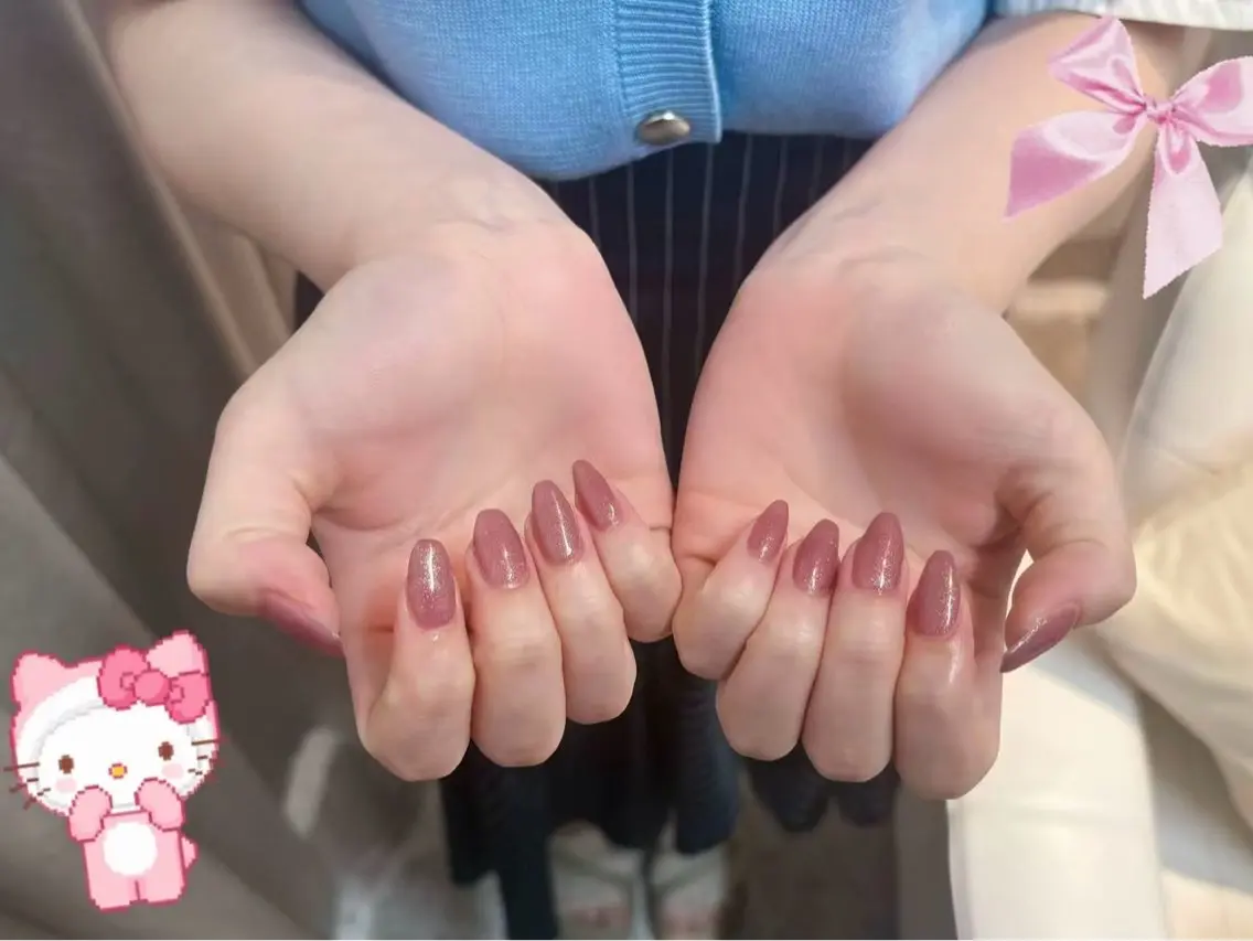 【Jrネイリスト】🎀再来様限定🍒オフなしワンカラーの写真