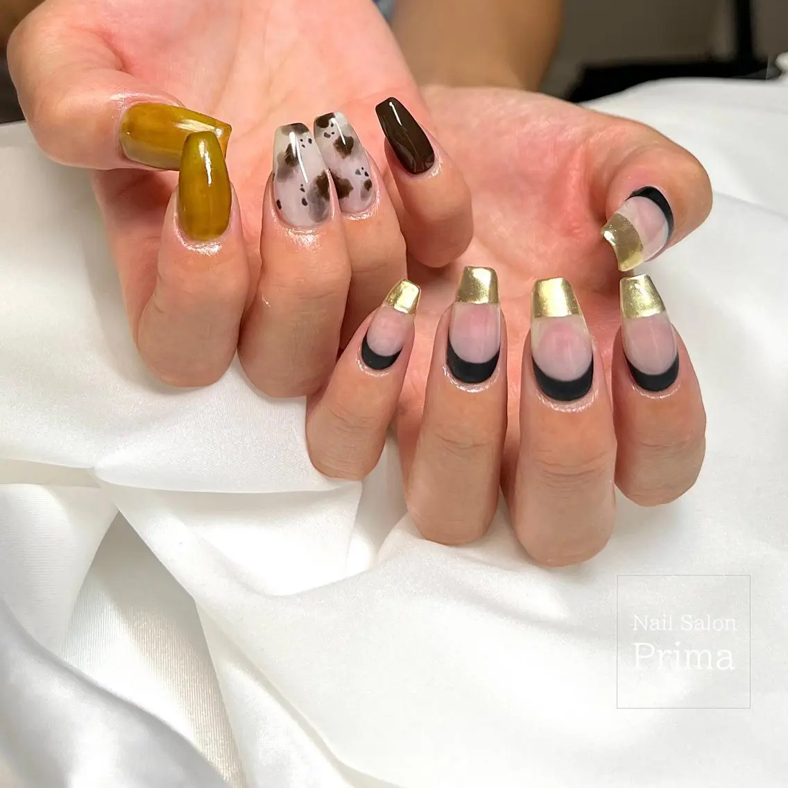 セミロング ネイル SalonPrima 西院Nail&Eyeのネイルデザイン