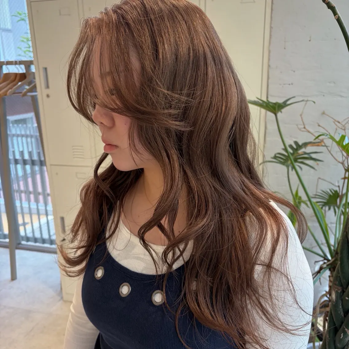 セミロング カラー カット ヘアカラー トリートメント 🦖渋谷ハイトーン/ ボブ/MOEKA🦕のヘアスタイル