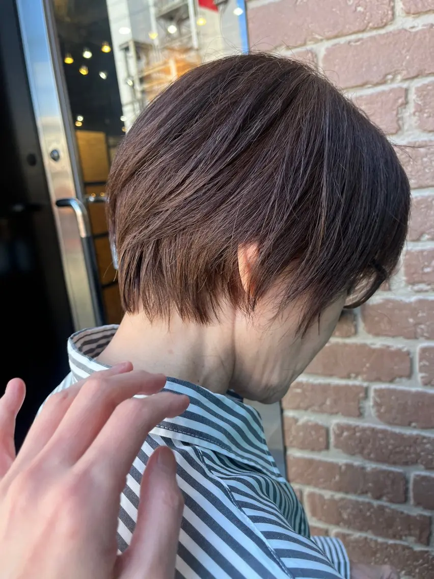 ミディアム カラー 久木原 ゆりのヘアスタイル