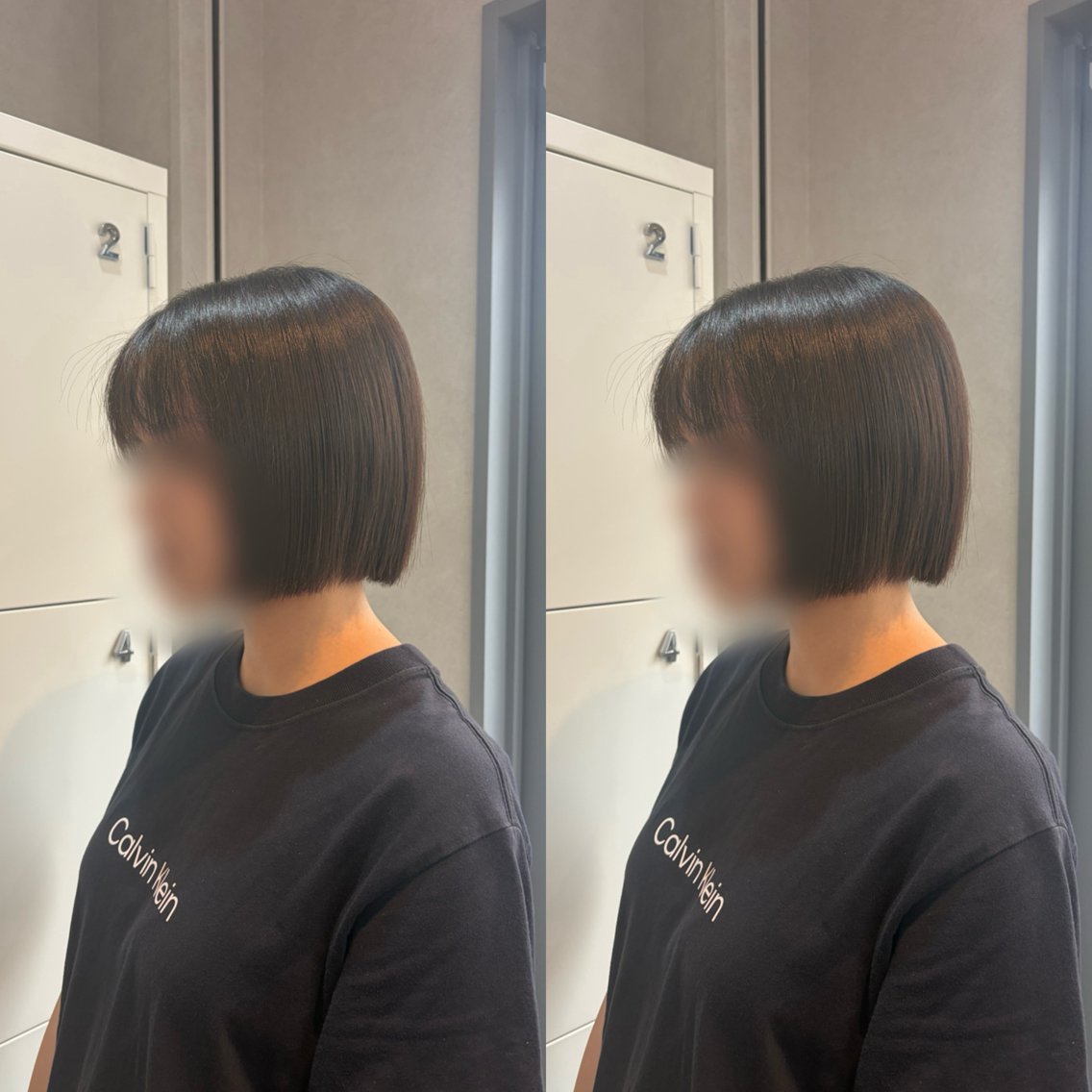 ミディアム カラー ボブ モデル様募集中🍒 りおのヘアスタイル