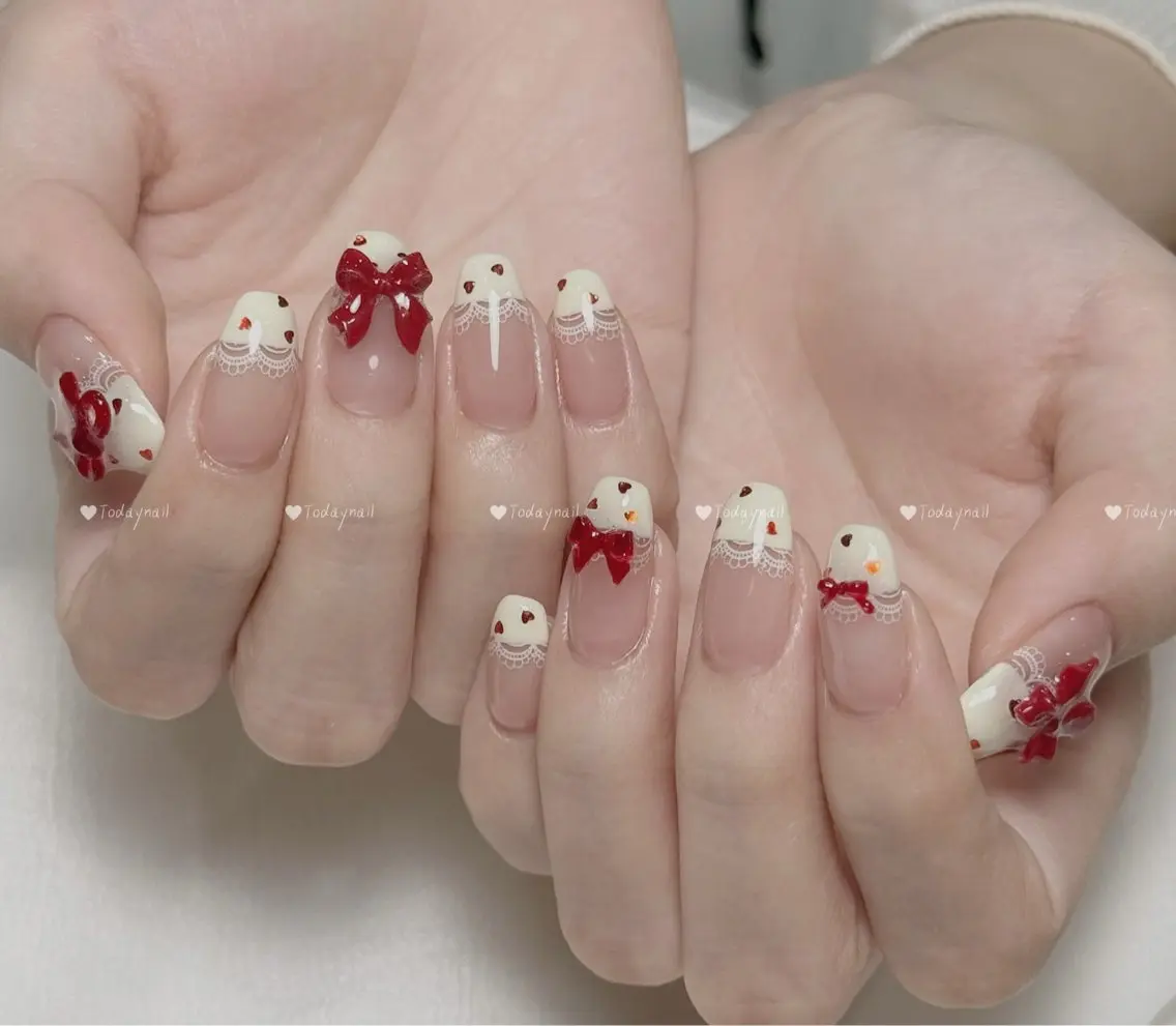 ネイル ハンドネイル 🎀Today nail💅のネイルデザイン