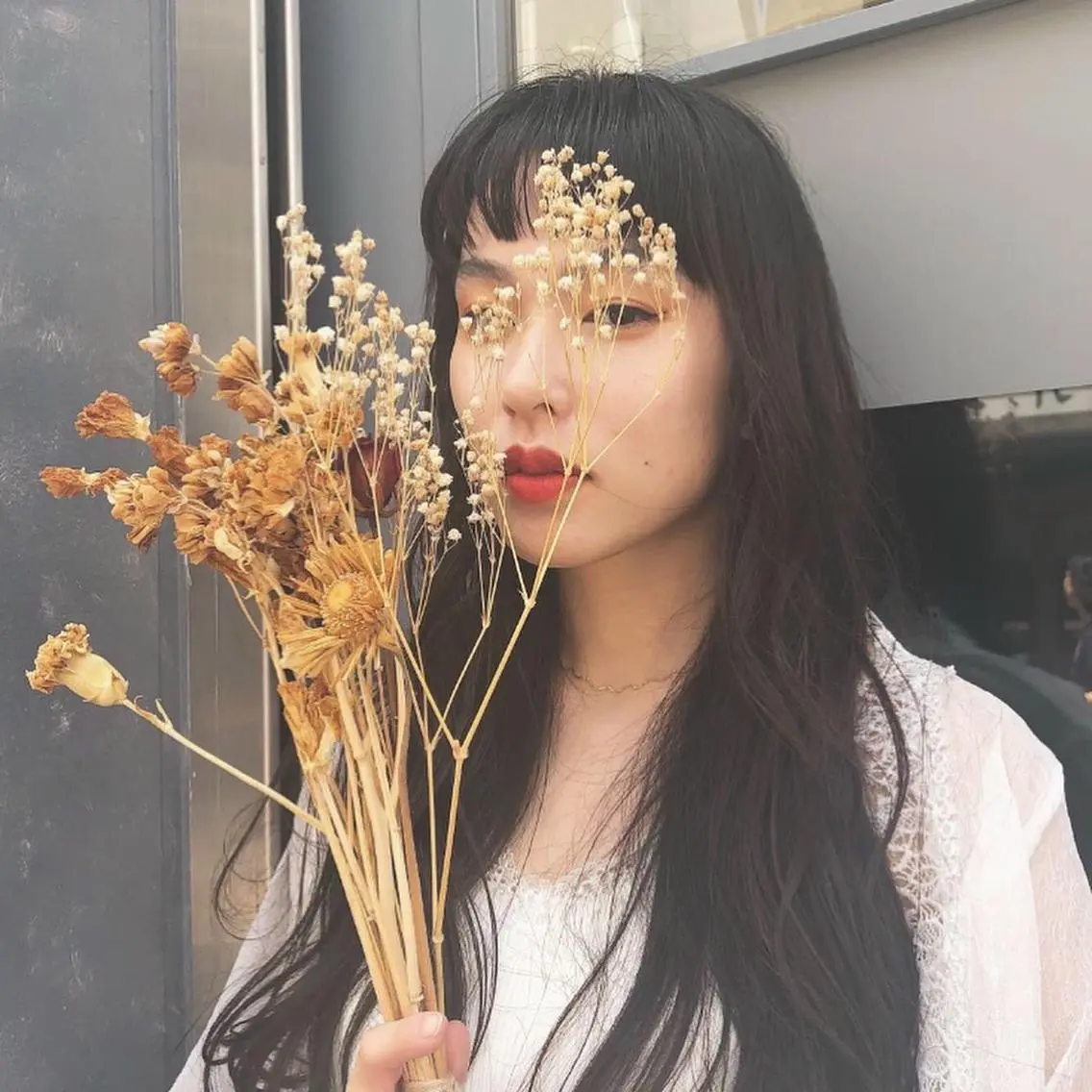 ロング ヘアカラー トリートメント sano sayakaのヘアスタイル