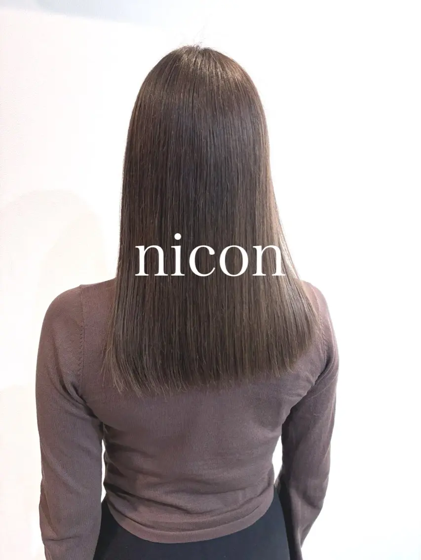 ロング トリートメント 髪質改善 髪質改善カラーのヘアスタイル