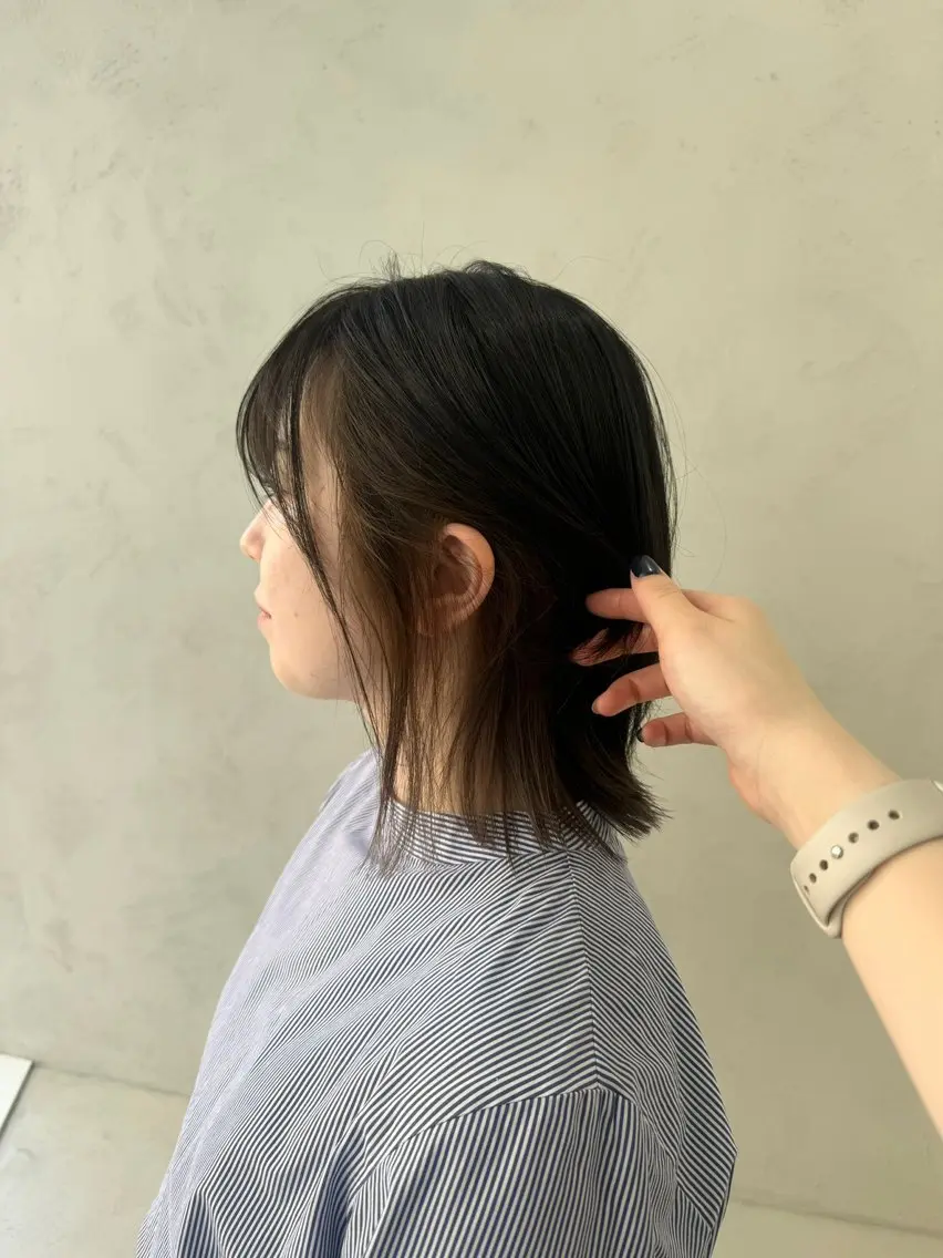 ミディアム カラー illatos あやののヘアスタイル