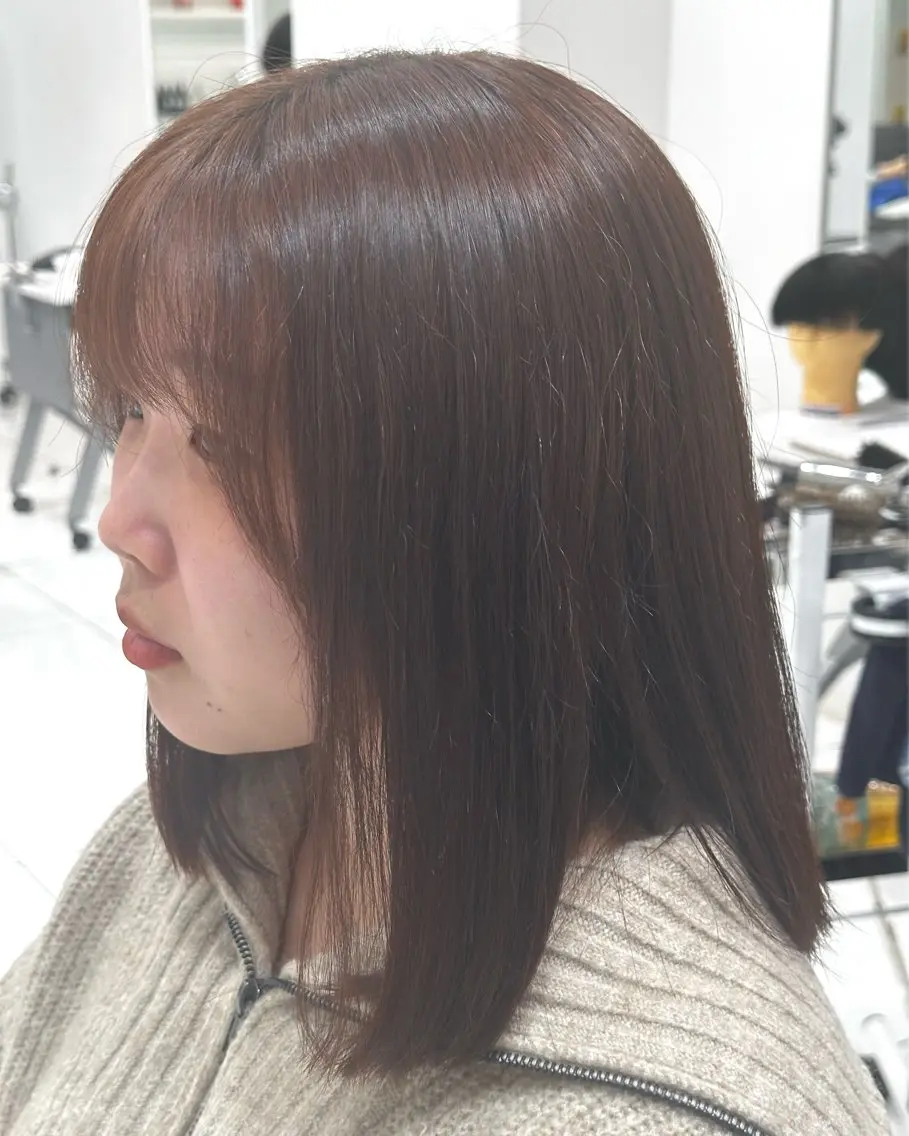 セミロング 似合わせひなた🐥 elima調布のヘアスタイル