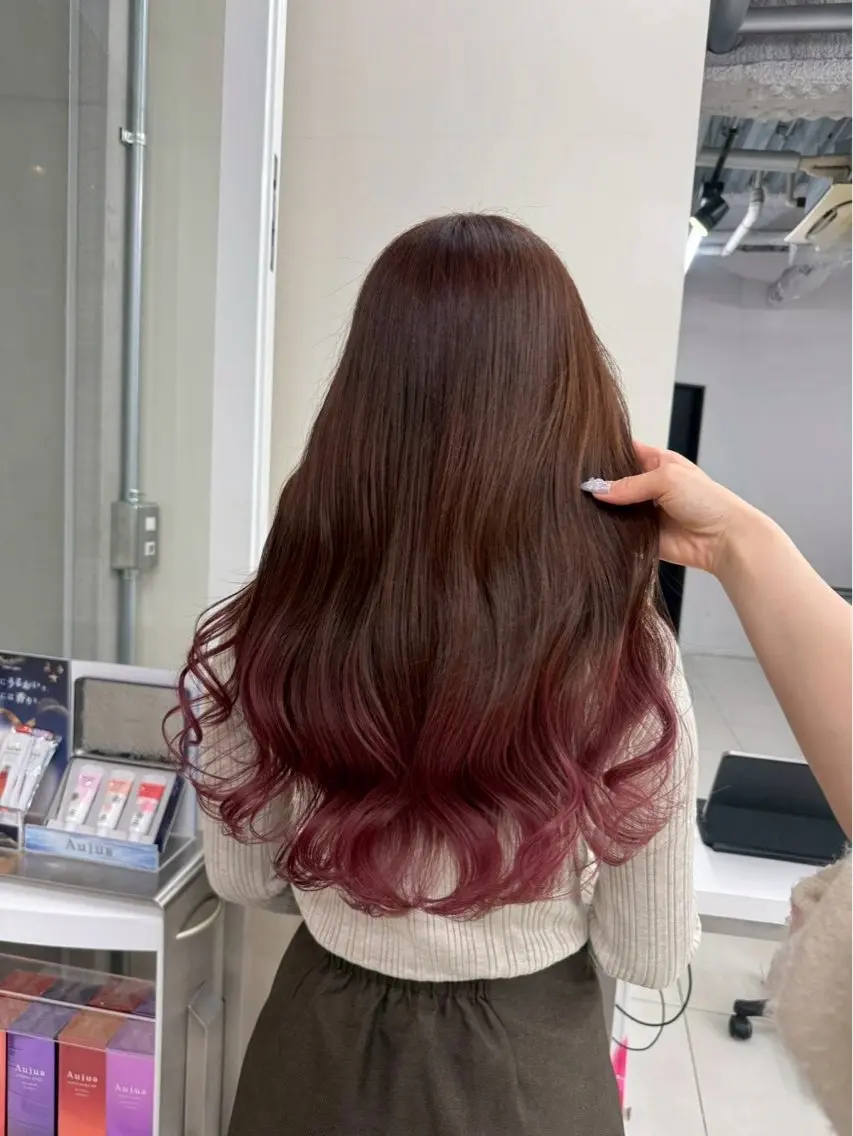 カラー グラデーションモデル ALIVE河合優吾のヘアスタイル
