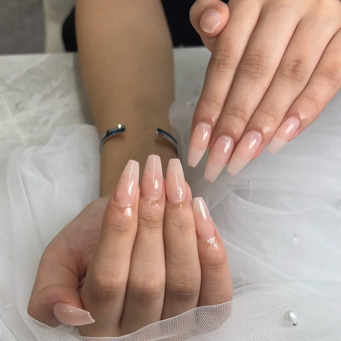ネイル アートネイル 長さ出し フラッシュネイル ジェルネイル 氷ネイル・うるうるネイル ハンドネイル kana nailのネイルデザイン
