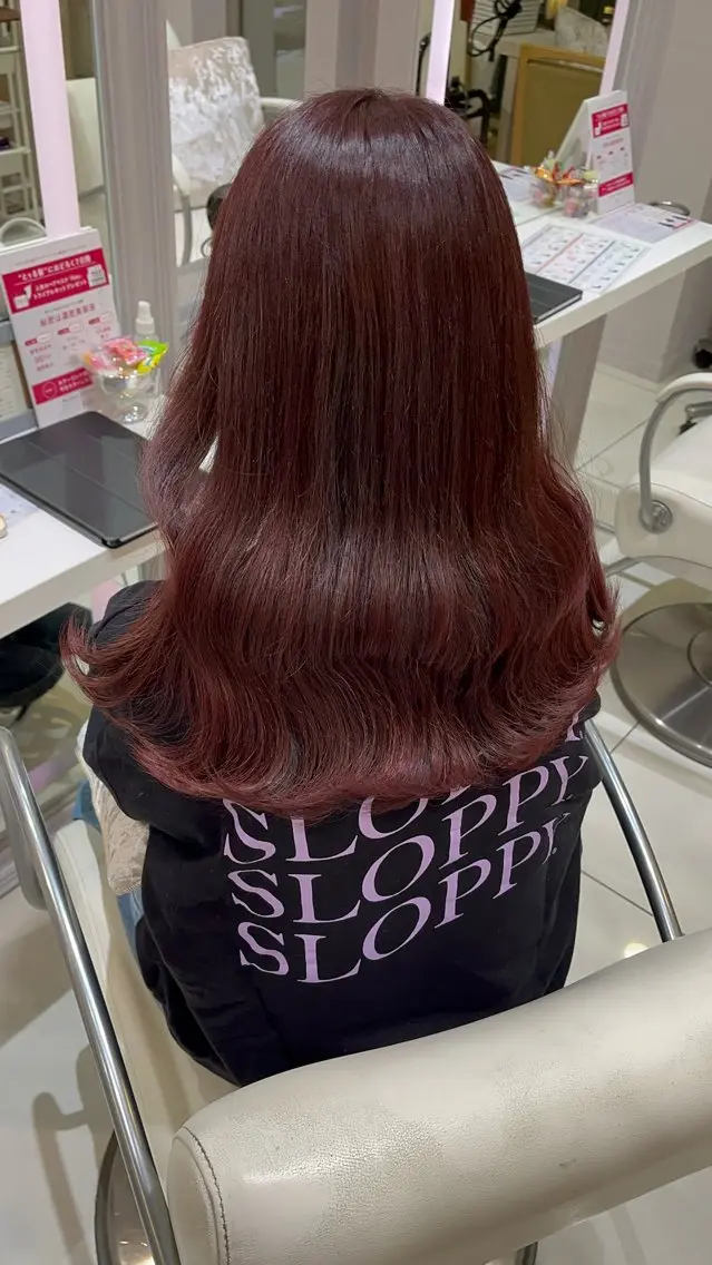 ロング カラー ブリーチ ブリーチなしカラー mako︴ Euphoriaのヘアスタイル