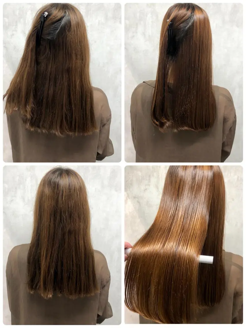 🌈人気NO.1🌈褒められる髪質作りはここから💁ストレートパーマ& バイカルテTR【髪質改善】の写真