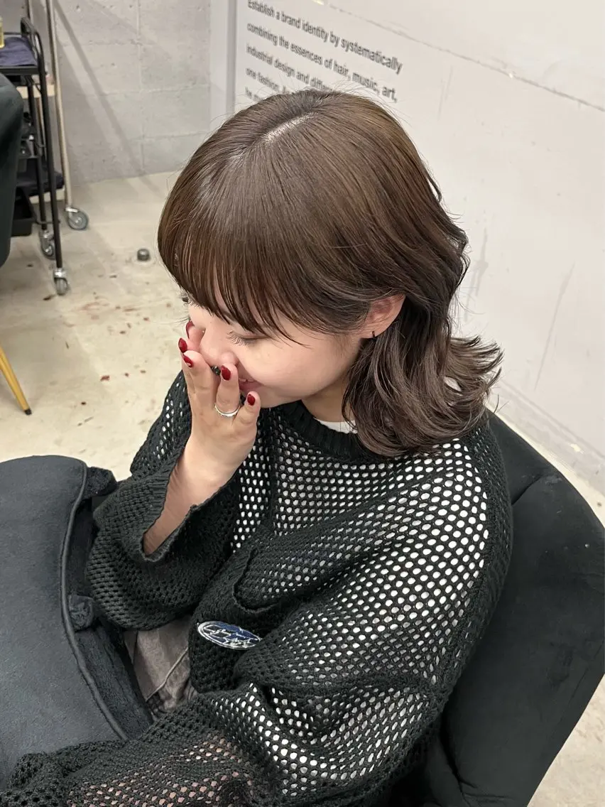 ミディアム 盛れる透けカラー🎀 似合わせ/uiのヘアスタイル