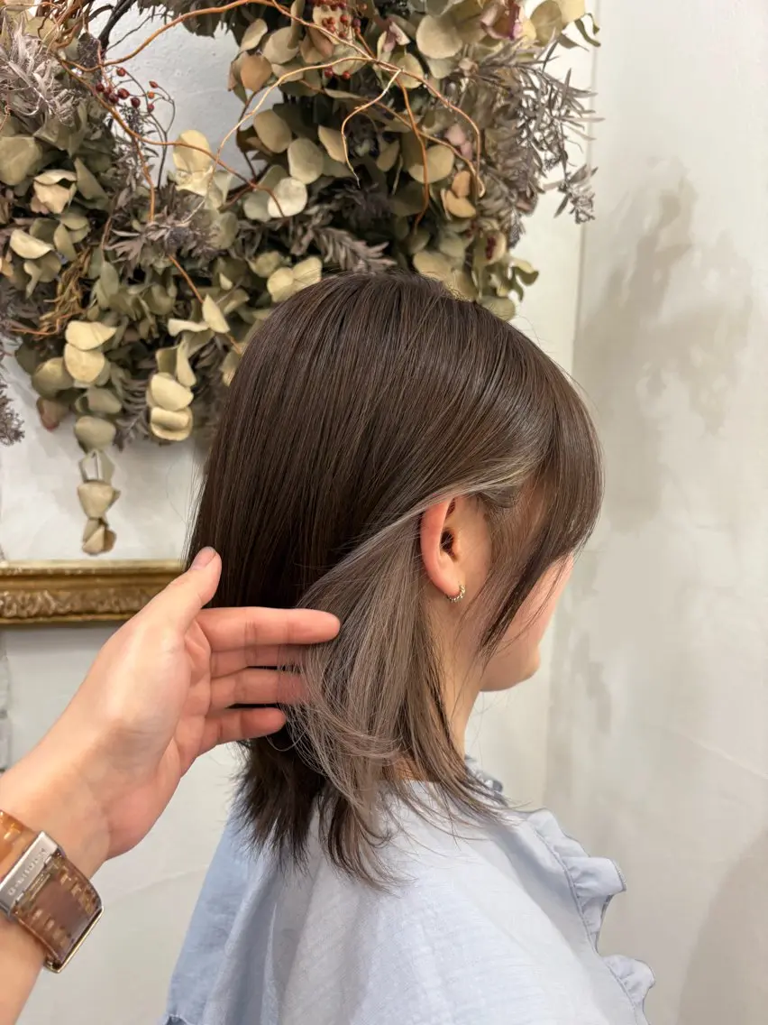 ショート カット ヘアカラー ラカットゾーン 田中李奈のヘアスタイル