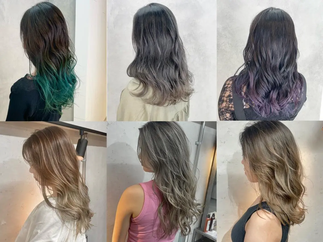 ロング カット ヘアカラー トリートメント 1日1名限定価格✂️ 髪質改善サロン代表谷のヘアスタイル