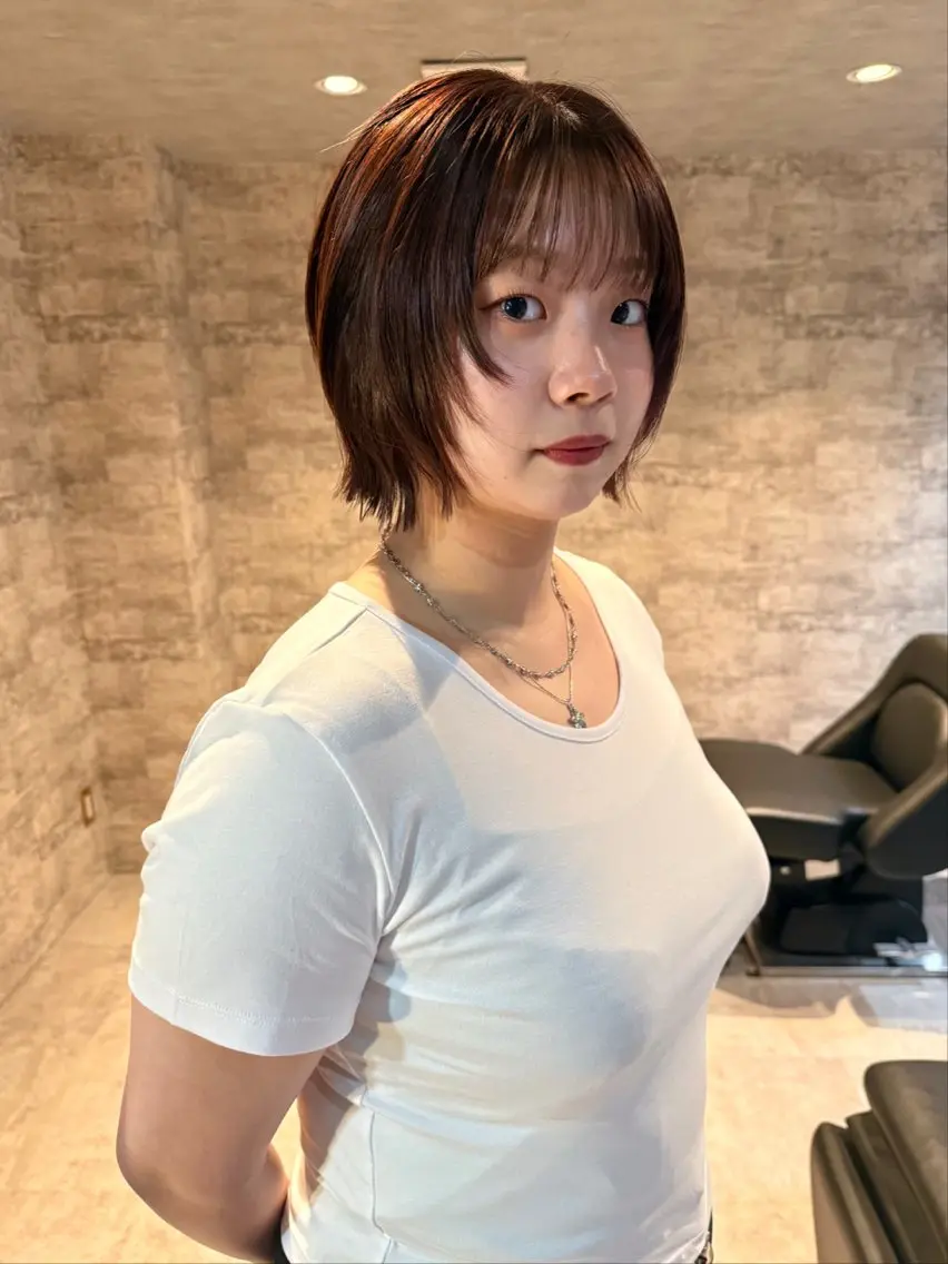 ショート カラー カット ヘアカラー トリートメント mai / linoah˚✧のヘアスタイル