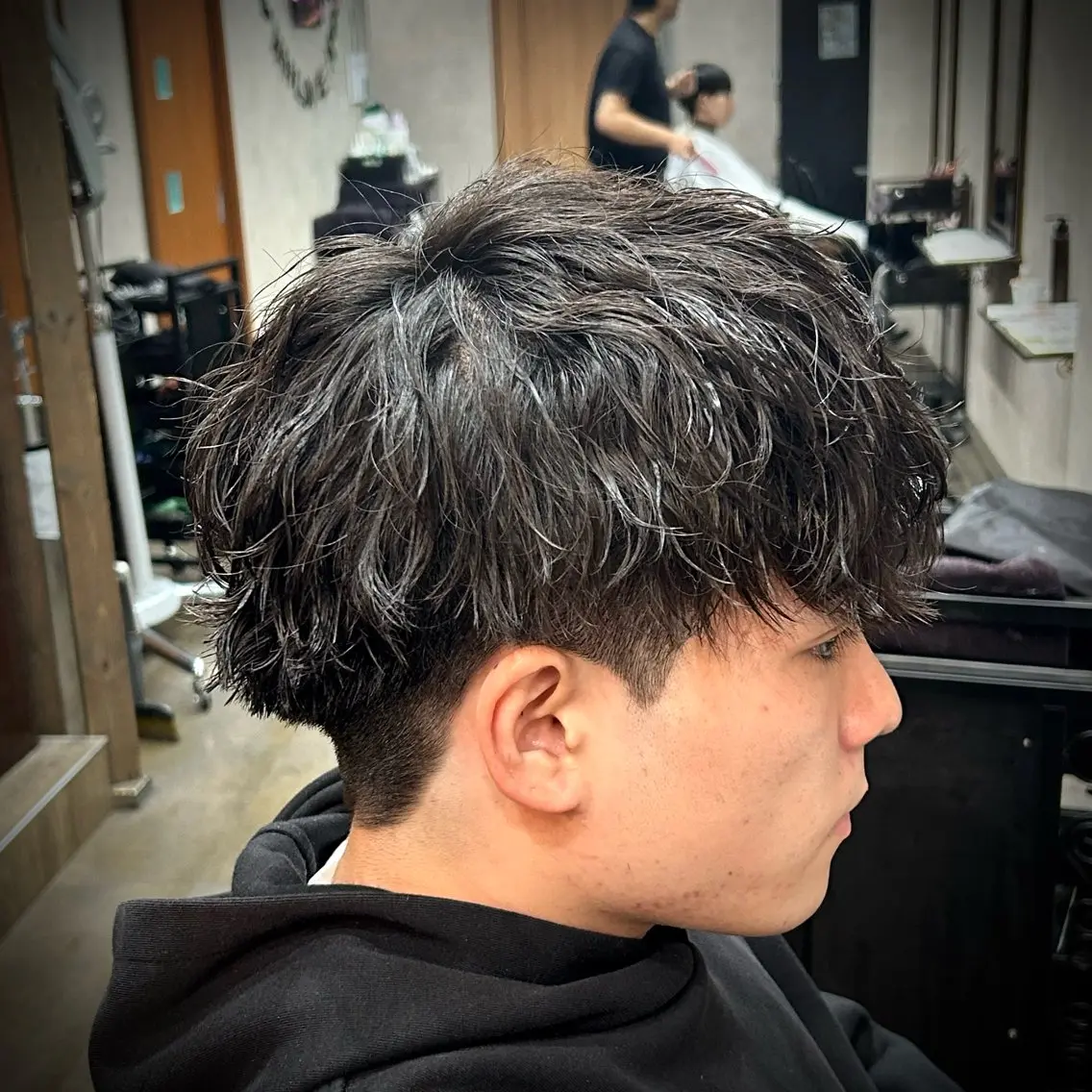 メンズ マッシュ カット パーマ 🔥EDEN春日部パ ーマ特化SHOTAのヘアスタイル