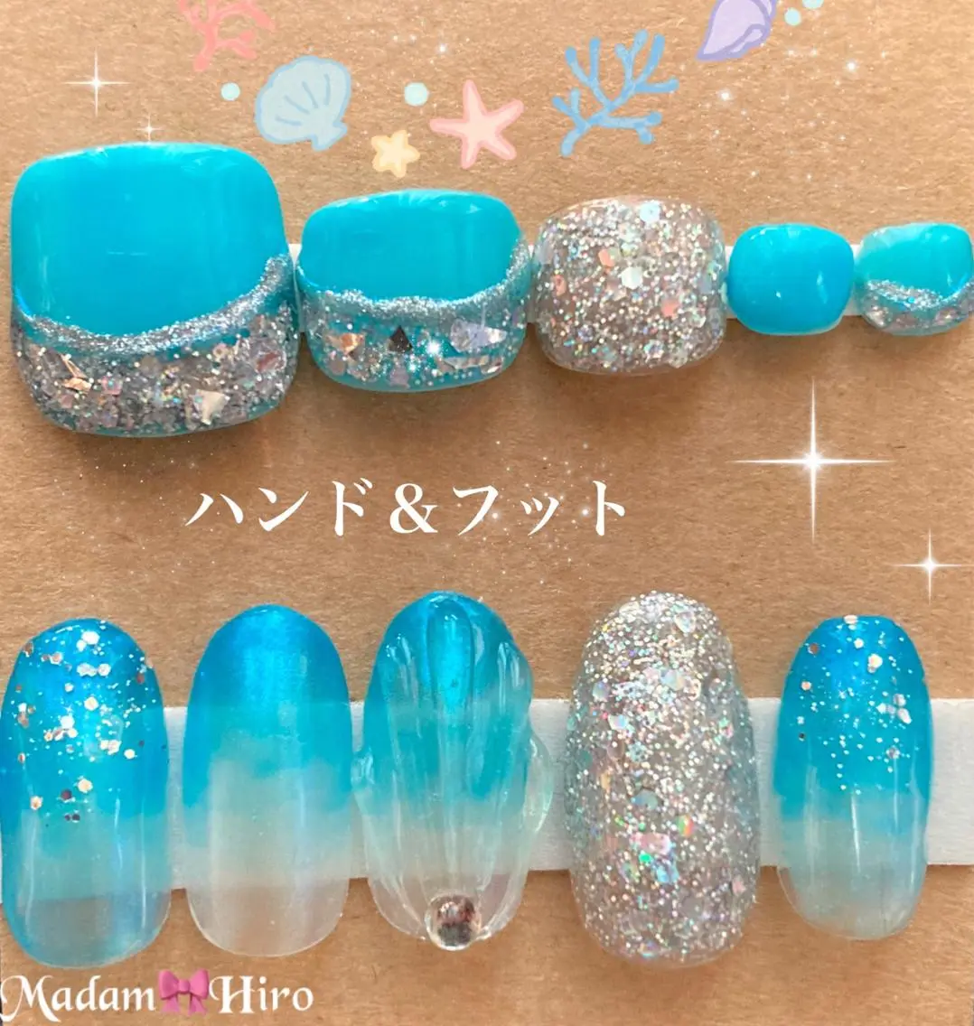 ネイル フットネイル Lianネイル 寛子Lianのネイルデザイン