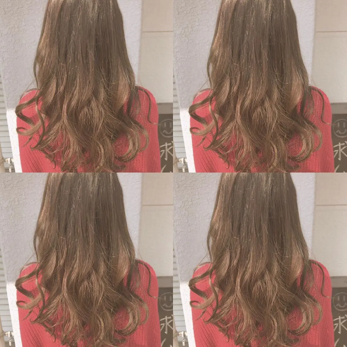 セミロング カラー レイヤーカット匠 イソザキノリユキのヘアスタイル