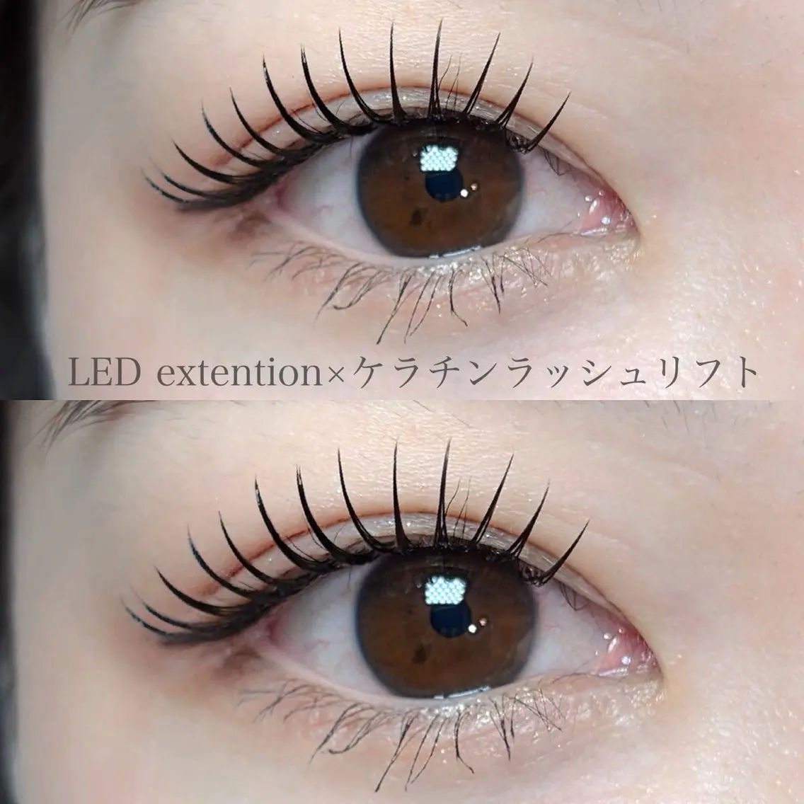 期間限定‼️【LEDフラットラッシュ100本＋パーマ】💐コーティング付✨人気のエクパーマ♪の写真