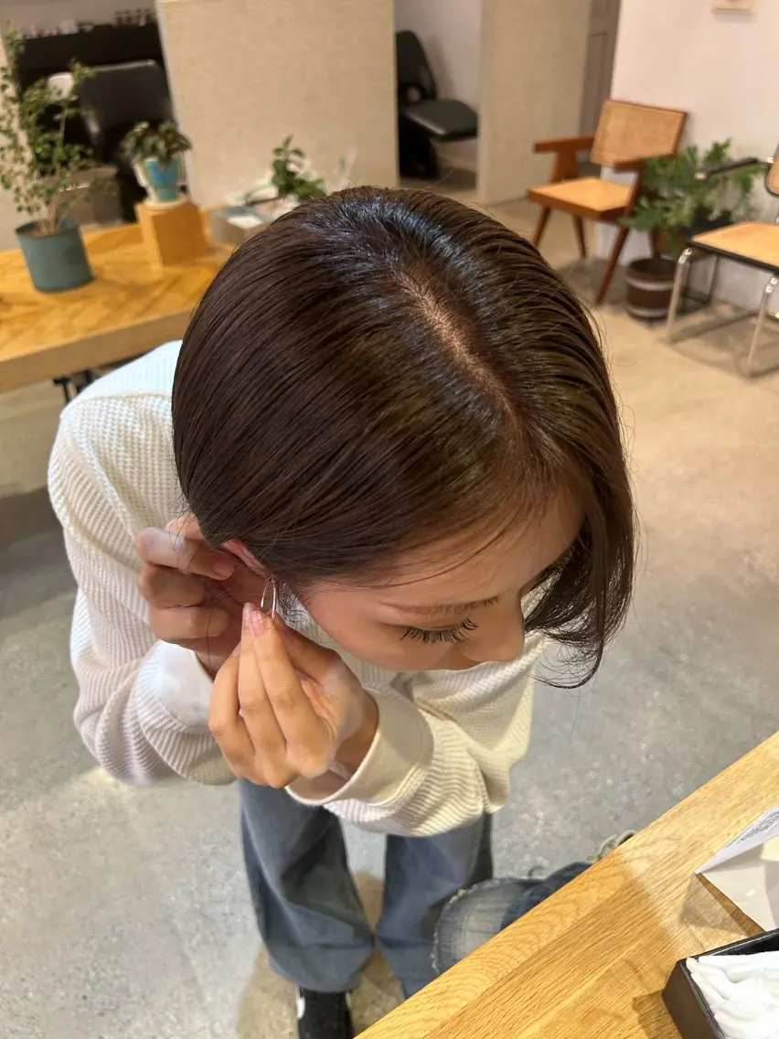 カラー 具志 優林亜のヘアスタイル