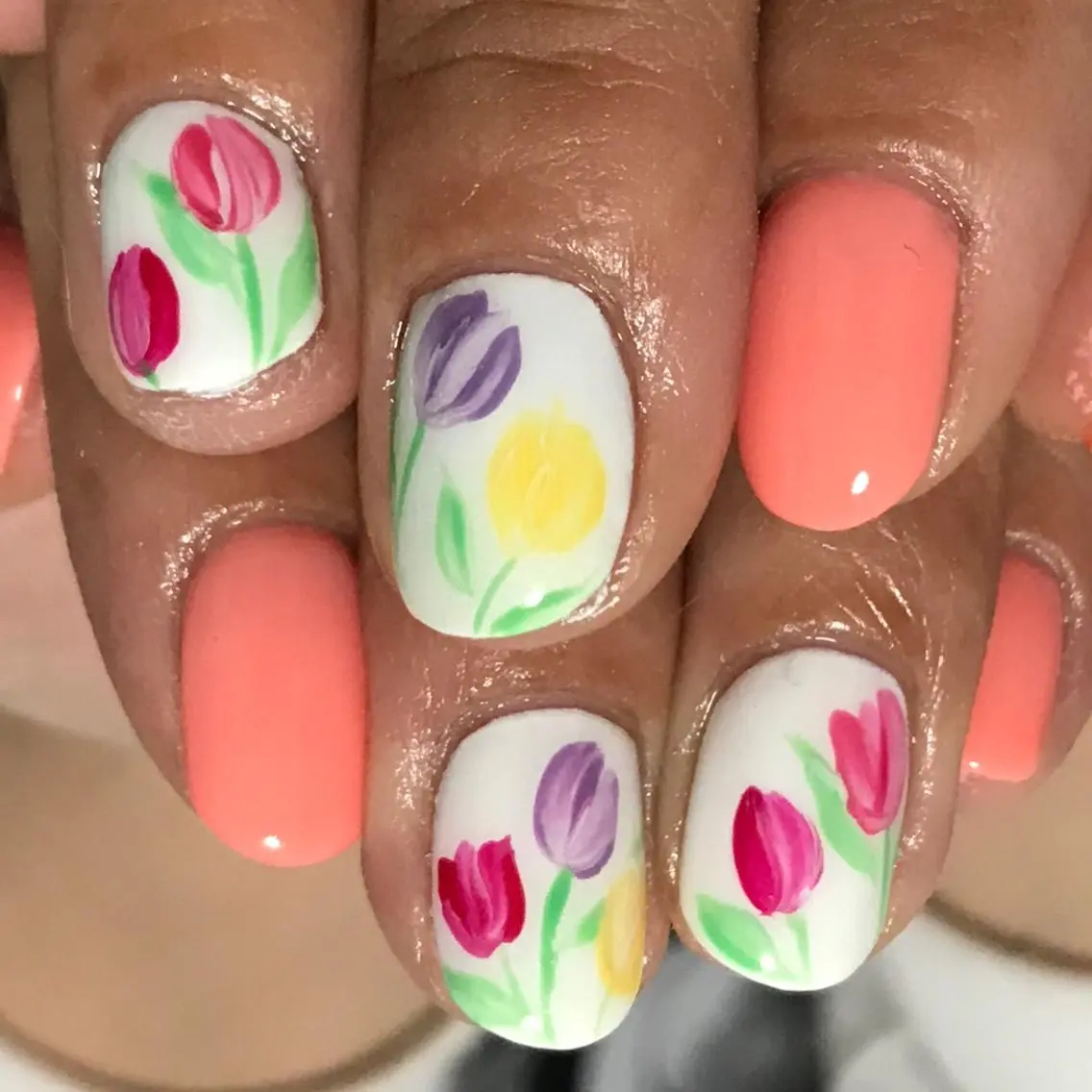 ネイル フラワーネイル 春ネイル ステラ marikominoのネイルデザイン