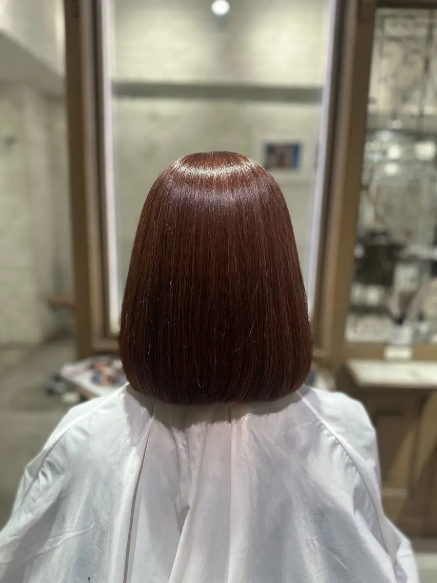 ヘアカラー 徳平 優衣のヘアスタイル