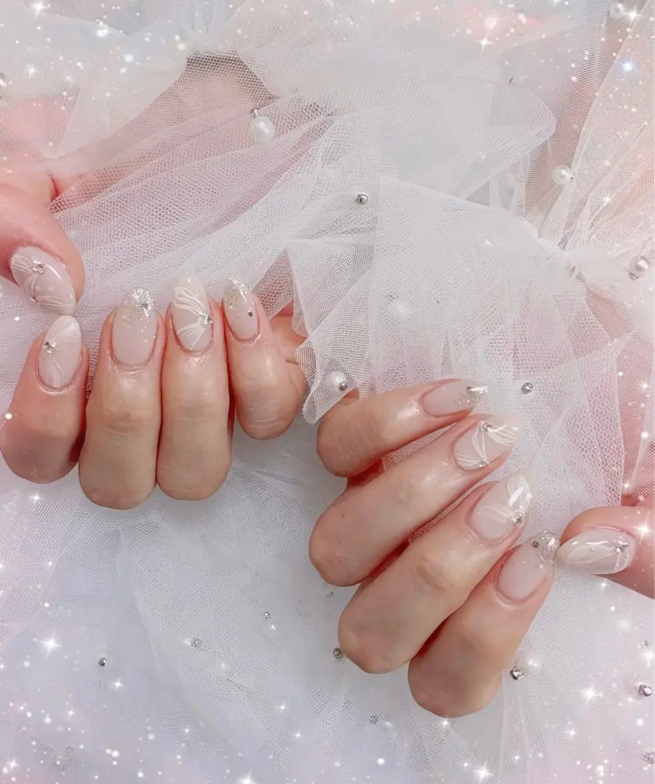 ネイル ブライダルネイル Li beau nailのネイルデザイン
