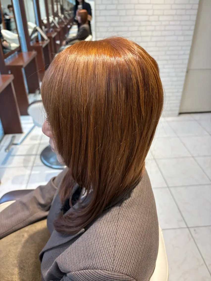 カラー 那愛 EARTH静岡駅前店のヘアスタイル