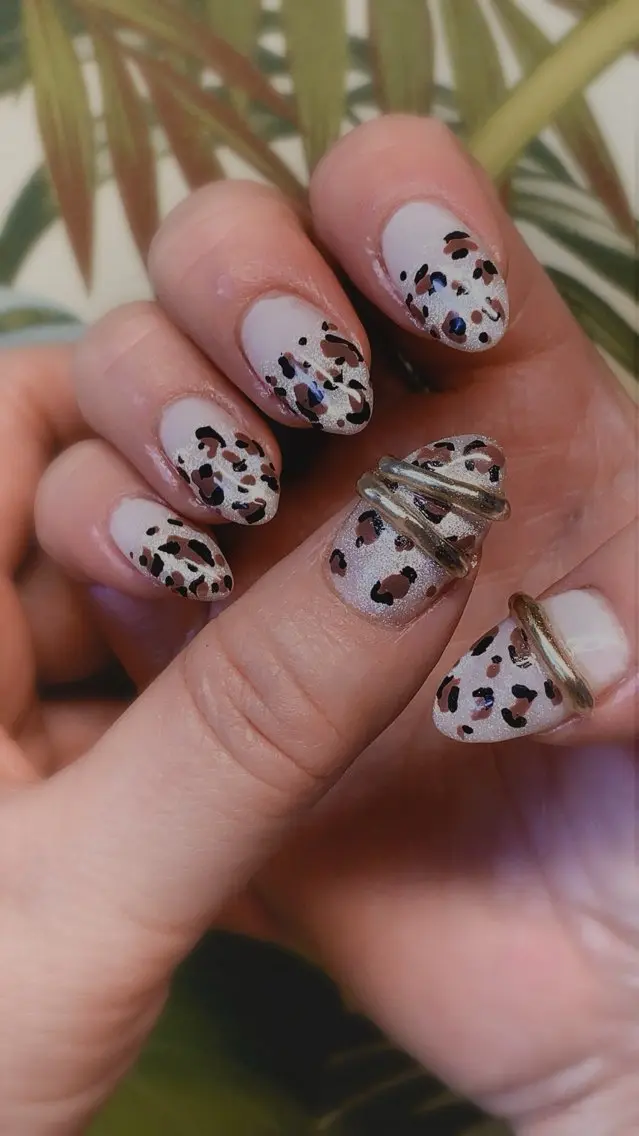 ネイル アニマル柄 マグネットネイル ハンドネイル NAIL__ KOKOのネイルデザイン