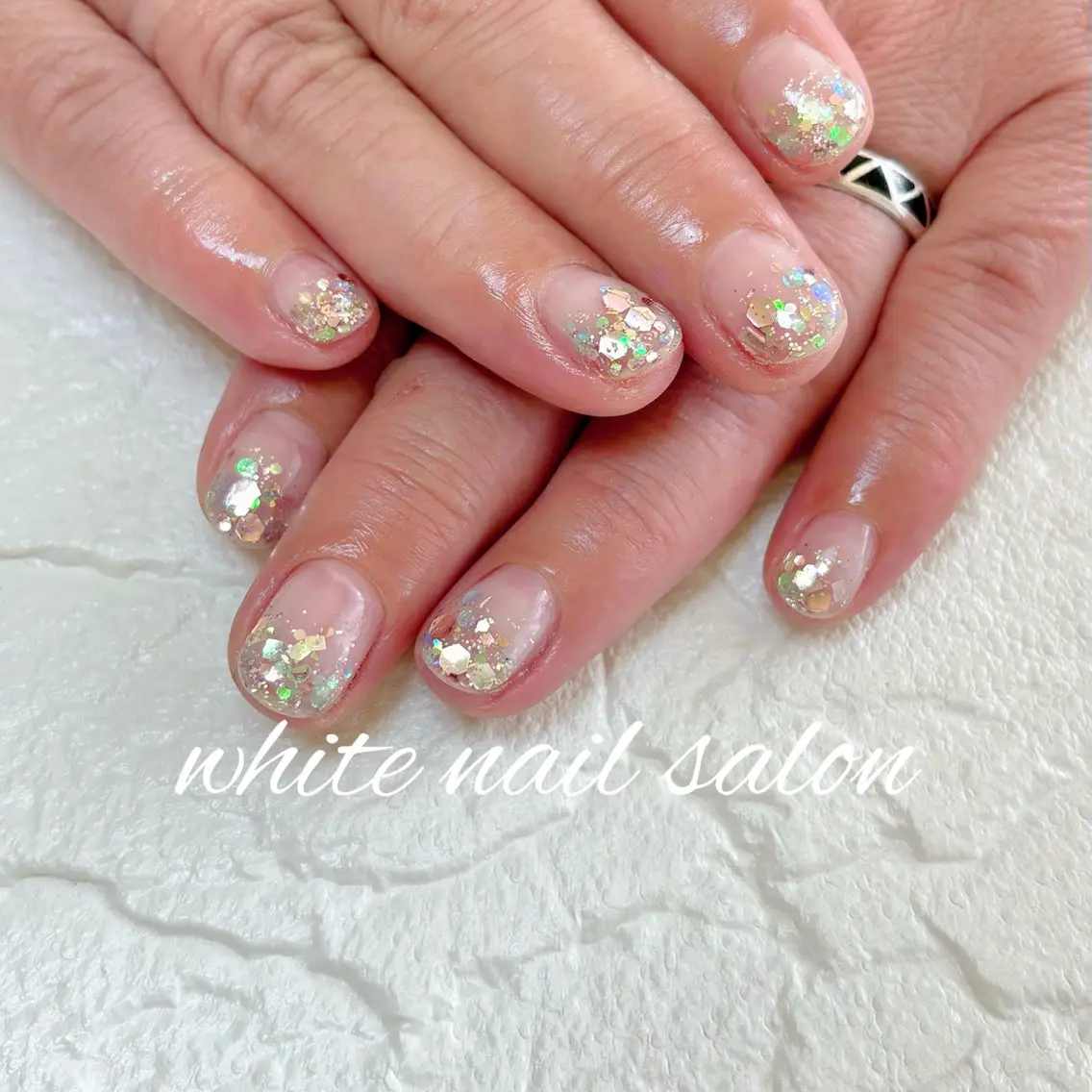 ネイル フットネイル ハンドネイル white nail salonのネイルデザイン