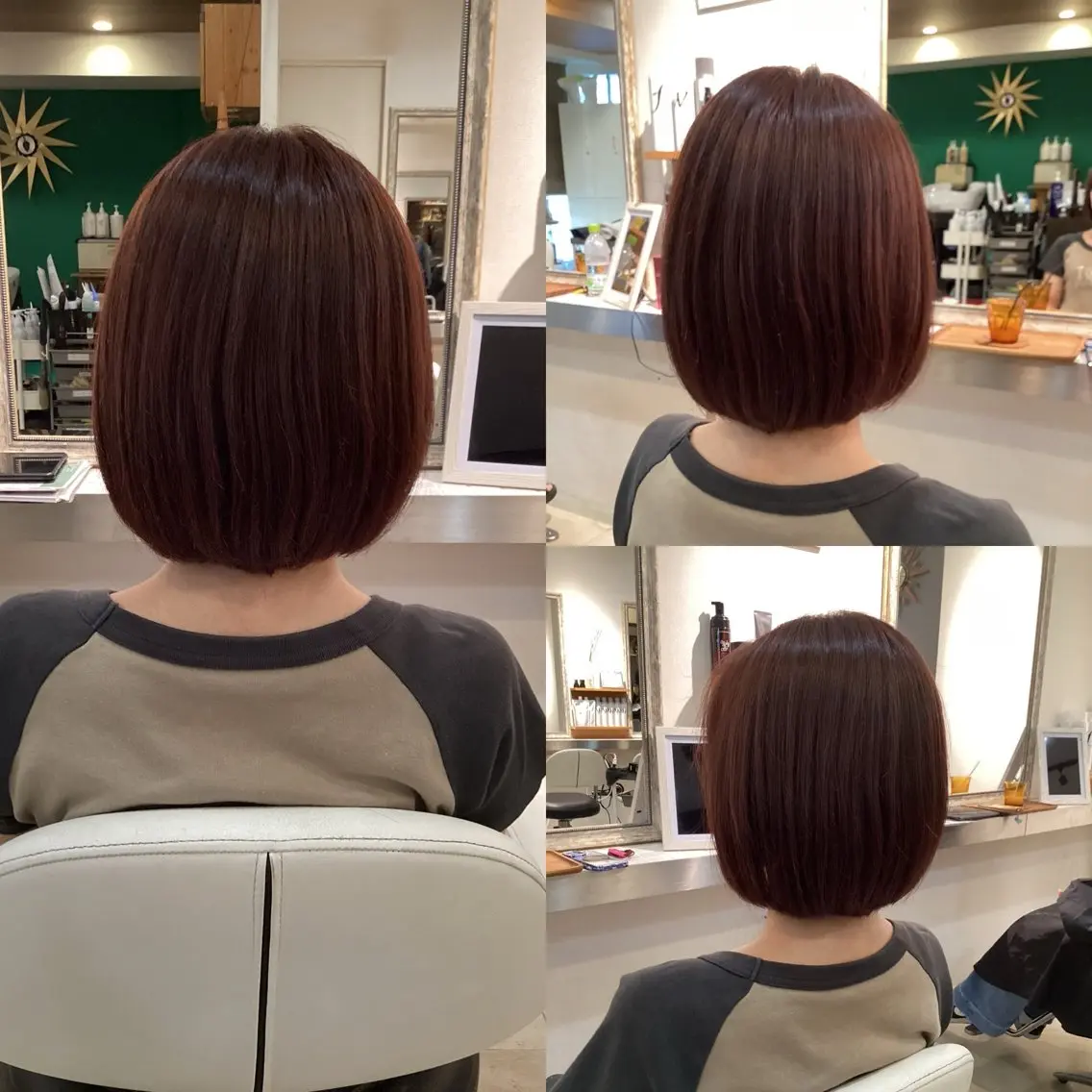 ショート カット ヘアカラー トリートメント hair bonitaのヘアスタイル