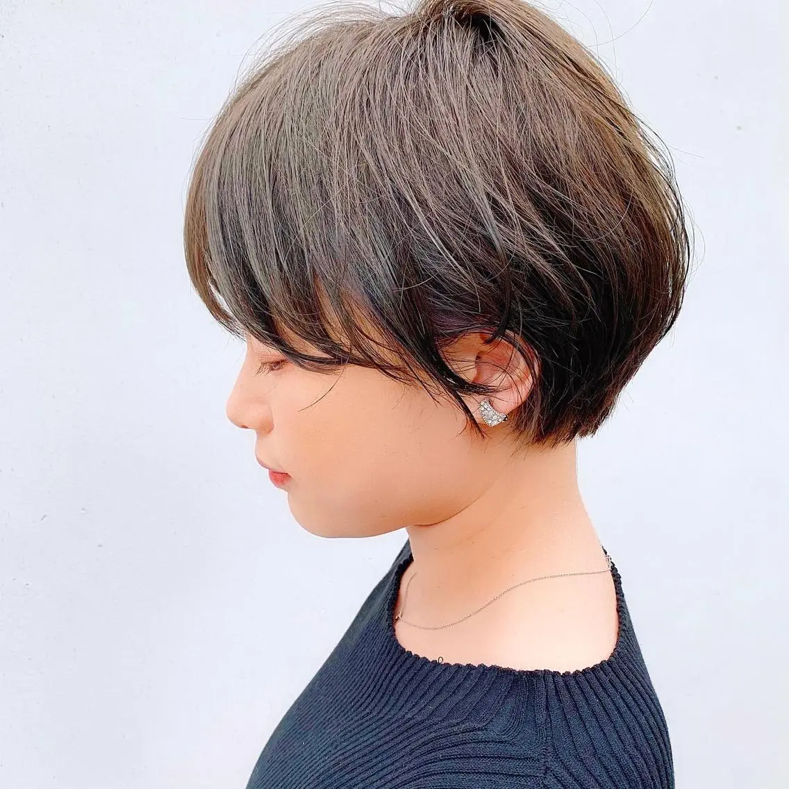 ショート カラー 中川 竜誠のヘアスタイル