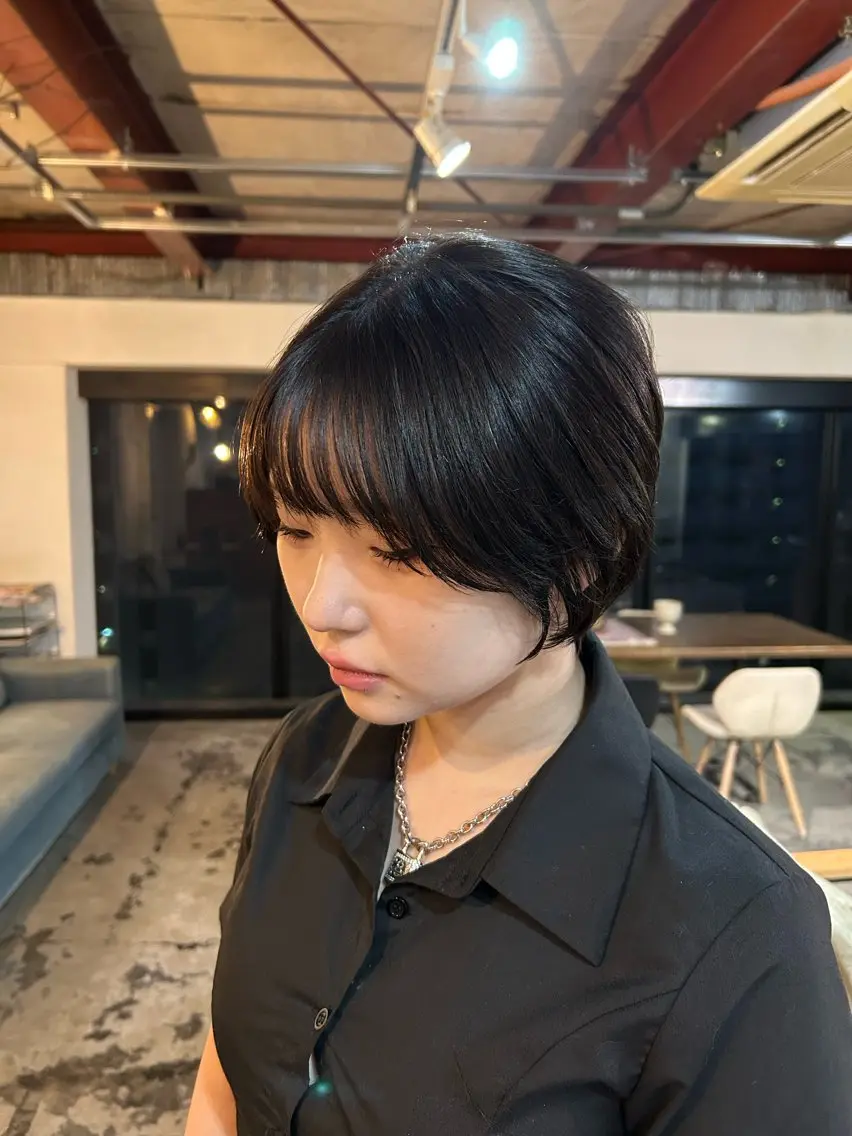 ショート カラー カット ヘアカラー トリートメント 透明感カラー/ブリー チ/shori/店長のヘアスタイル