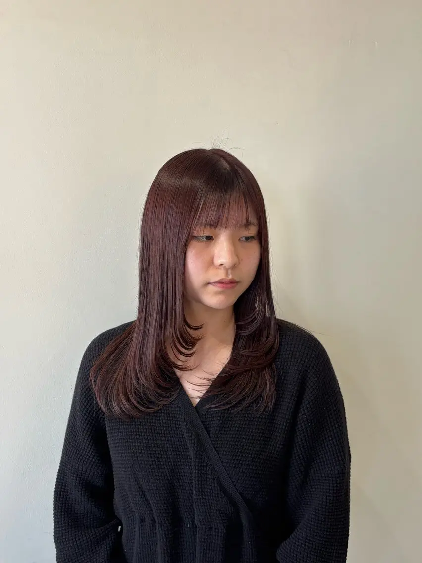 ロング カラー カット ヘアカラー トリートメント メンズカット＆パーマ 髪質改善/岩元のヘアスタイル