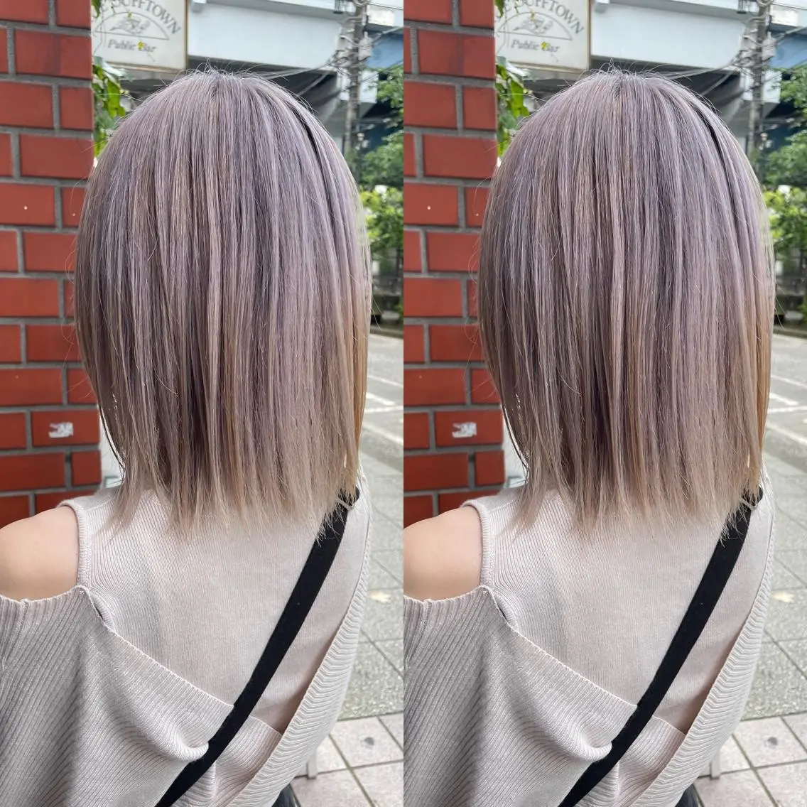 ミディアム 👑派手髪/カット 👑ANRYのヘアスタイル